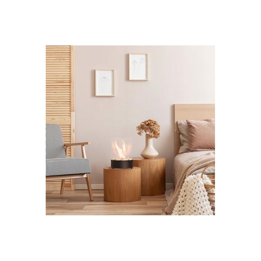 Planika - Chimenea BIO 36,3x25,1 cm 2,5kW negro