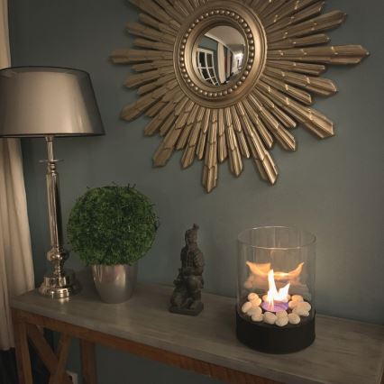 Planika - Chimenea BIO 36,3x25,1 cm 2,5kW negro