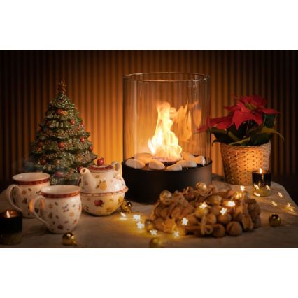 Planika - Chimenea BIO 36,3x25,1 cm 2,5kW negro