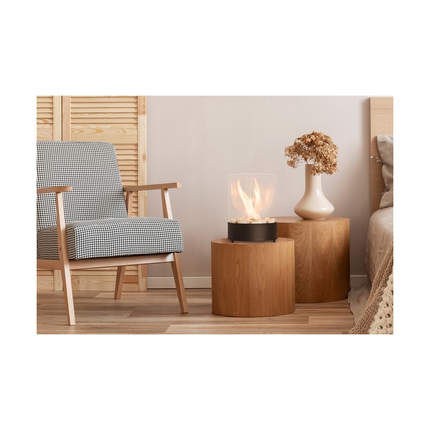 Planika - Chimenea BIO 36,3x25,1 cm 2,5kW negro