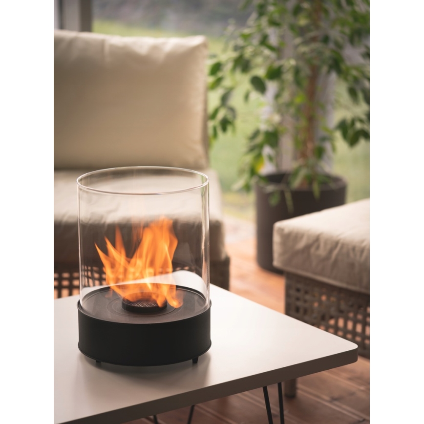 Planika - Chimenea BIO 36,3x25,1 cm 2,5kW negro