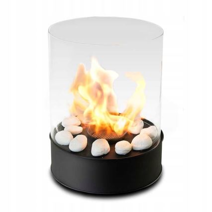 Planika - Chimenea BIO 36,3x25,1 cm 2,5kW negro
