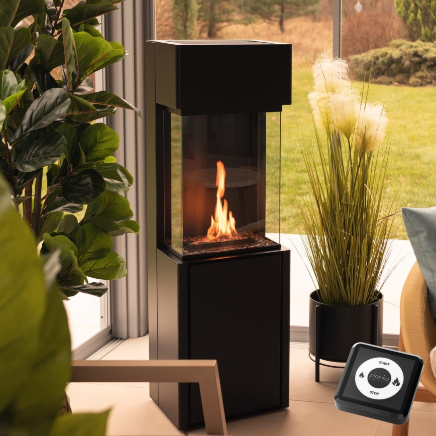 Planika - Chimenea BIO con control remoto 126,2x40 cm 3,5kW/230V