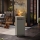 Planika Faro GAS - Chimenea de gas para exterior 142x36 cm 8kW gris + funda protectora
