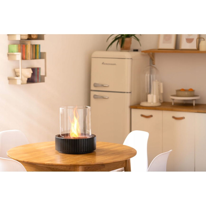Planika - Chimenea BIO 35,3x25,1 cm 2,5kW negro
