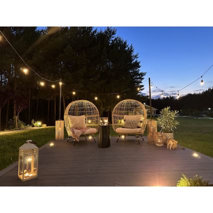 Planika - Chimenea BIO 87x37,6 cm 2,5kW negro + tapa protectora