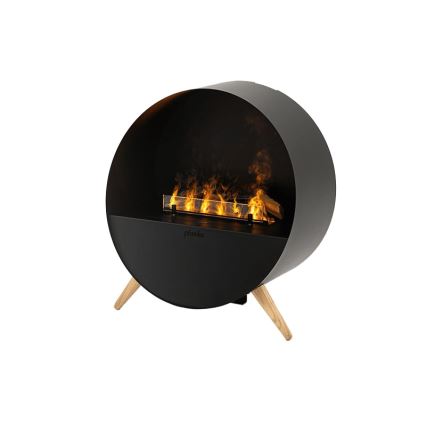 Planika - Chimenea a vapor de agua con control remoto 72,9x65,3 cm 125W/230V negro