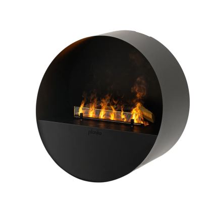 Planika - Chimenea a vapor de agua con control remoto 72,9x65,3 cm 125W/230V negro