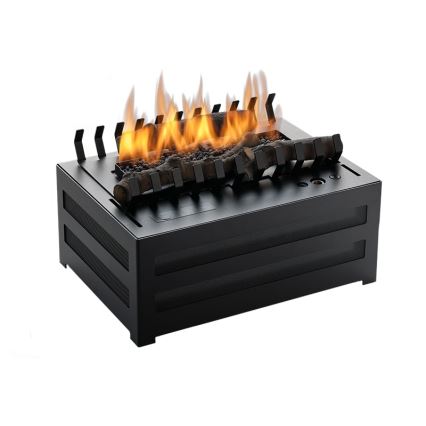 Planika - Chimenea BIO con control remoto 20,8x38,5 cm 2,5kW/230V negro