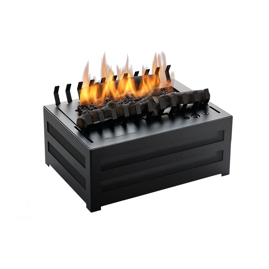 Planika - Chimenea BIO con control remoto 20,8x38,5 cm 2,5kW/230V negro