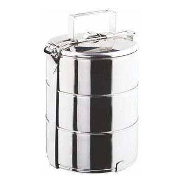 Portacomidas TORO de 2,4 l en acero inoxidable