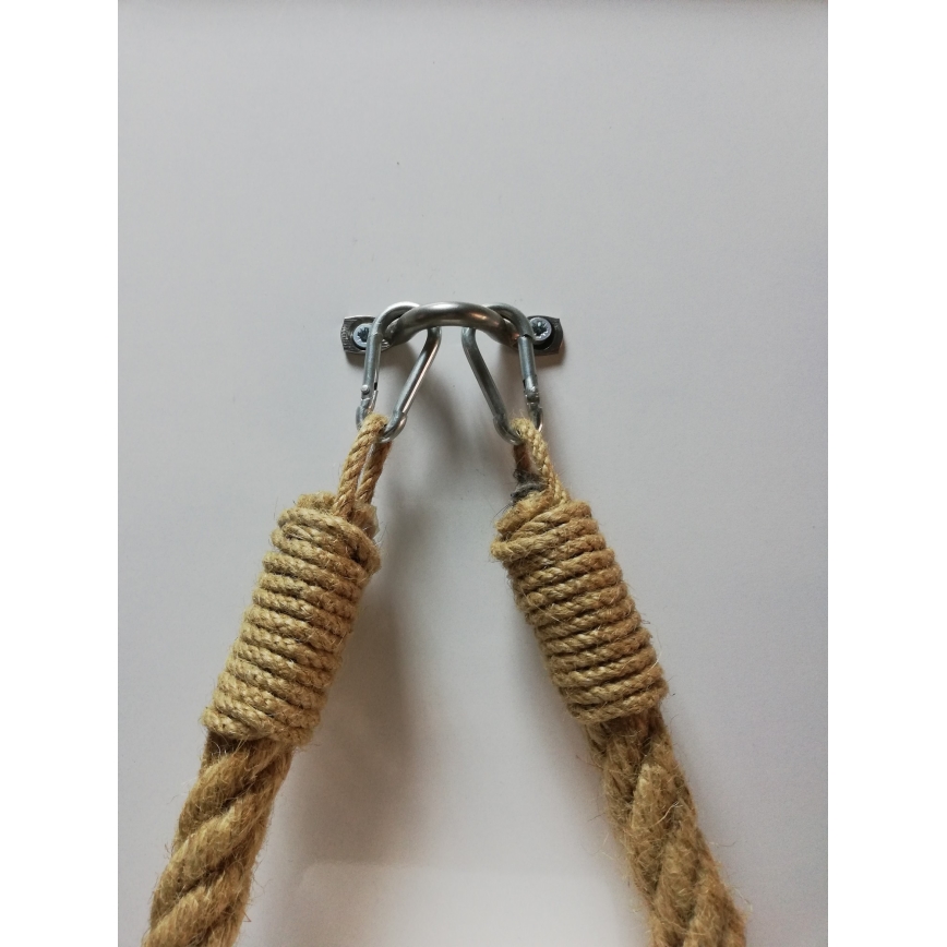 Portarrollos de cuerda BORU 22x14 cm marrón