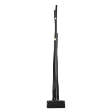 Portavelas navideño 6xLED/2xAA negro