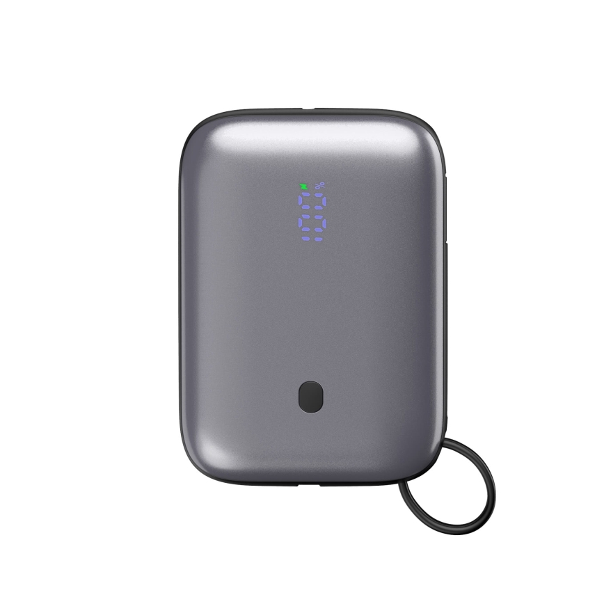 Power Bank 10000 mAh 20W Power Delivery Compact Con cable USB-C retráctil integrado 1m negro
