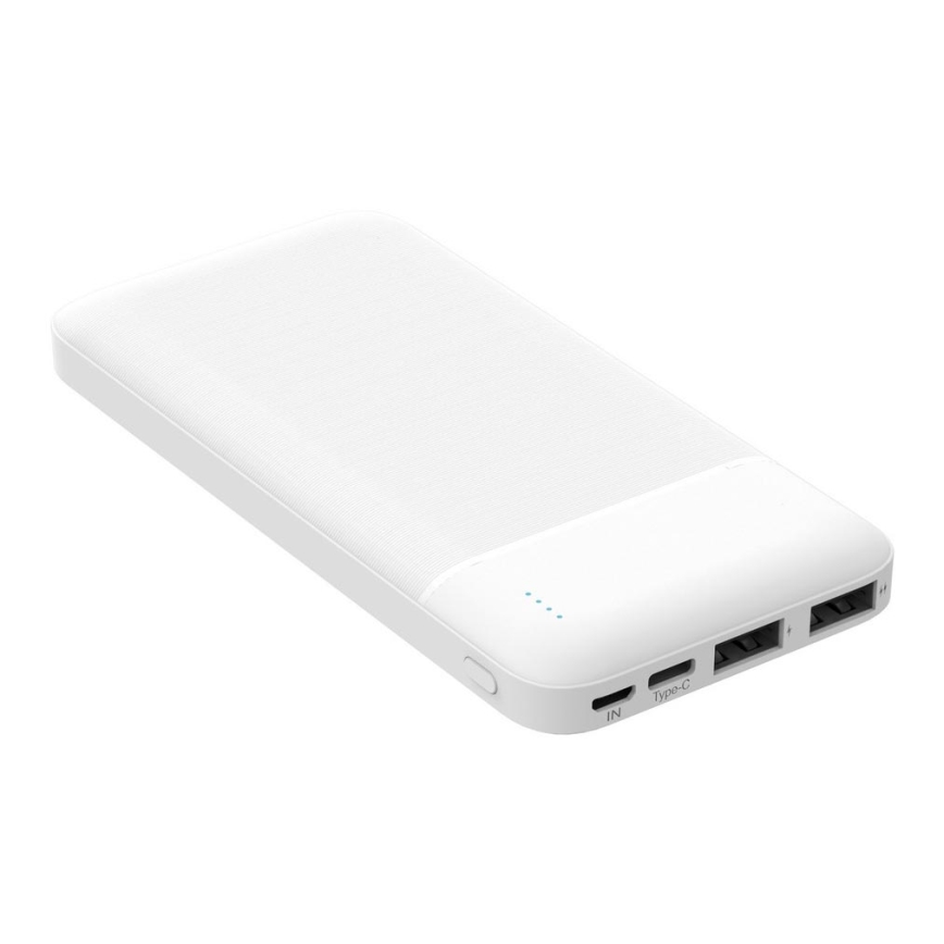 Power Bank 10000 mAh 3.7V blanco