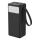 Power Bank 40000 mAh 65W Power Delivery 2xUSB-A + 2xUSB-C con Linterna LED con gancho e imán y USB-C cable 1m negro