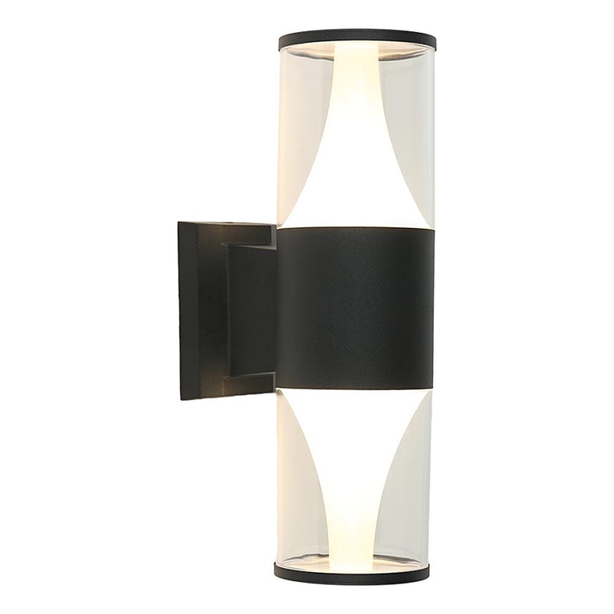 Prezent 12104 - Aplique de pared exterior LED SERA 2xLED/7W/230V 4000K IP54