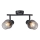 Prezent 14101 - Foco OASIS 2xE27/60W/230V negro/ahumado
