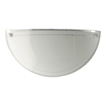 Prezent 1421 NS - Vidrio de recambio para aplique DISC E27 12,5x25 cm blanco