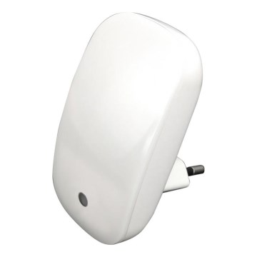 Prezent 1619 - Lámpara LED para enchufe 2xLED/0,3W/230V con sensor