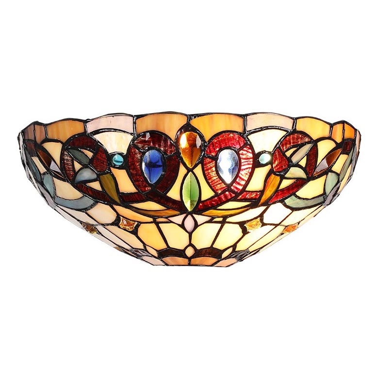 Prezent 1707 - Aplique TIFFANY 1xE27/60W/230V