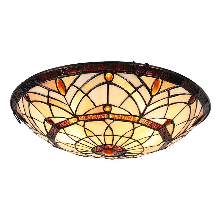 Prezent 1712 - Plafón TIFFANY 3xE27/40W/230V