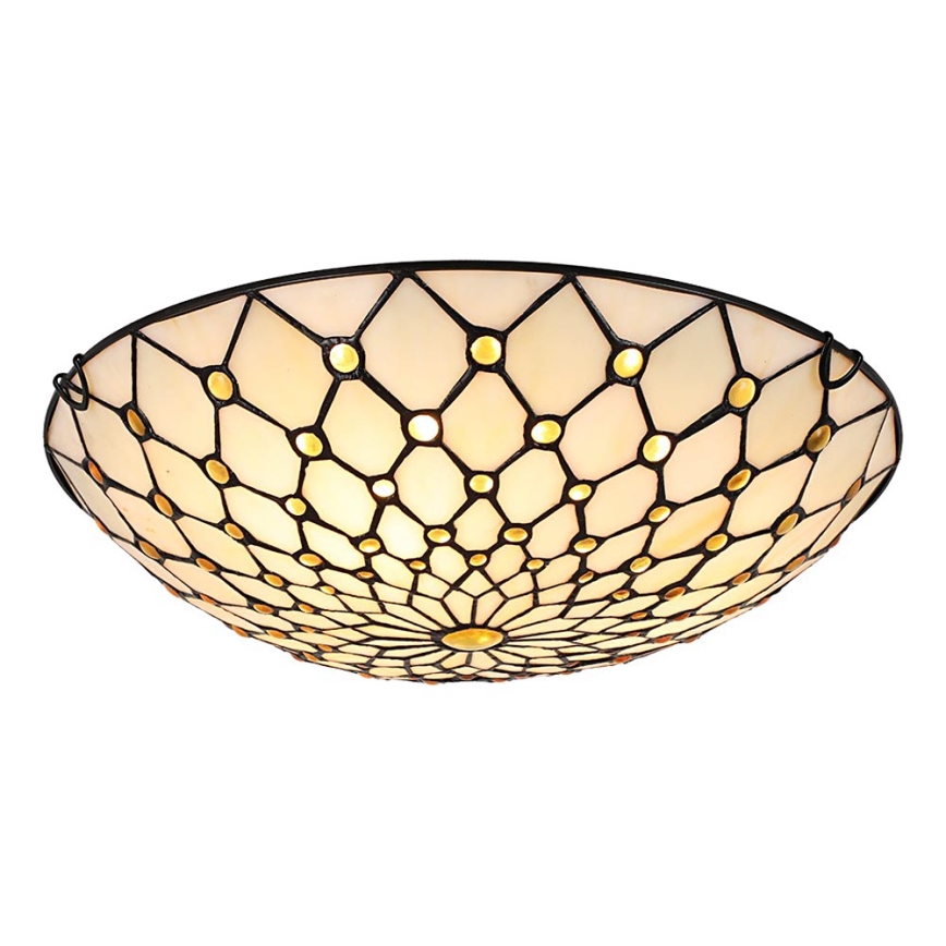 Prezent 1713 - Plafón TIFFANY 3xE27/40W/230V