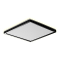 Prezent 27315 - Plafón LED de baño CORDIA SQ LED/24W/230V 3000/6000K IP54 negro