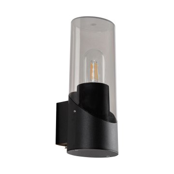 Prezent 28208A - Aplique de exterior ACREA 1xE27/35W/230V IP54 negro