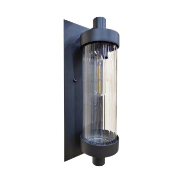 Prezent 28213A - Aplique de exterior VERTICA 1xE27/35W/230V IP54 negro