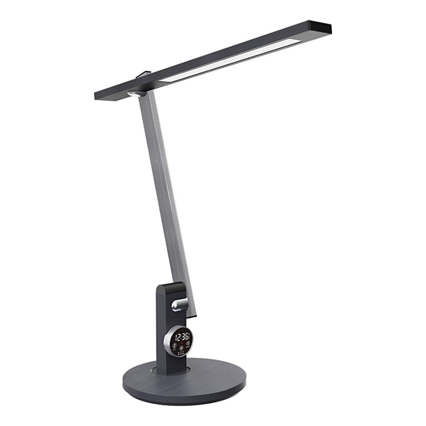 Prezent 31215 - Lámpara de mesa LED flexible táctil regulable con pantalla PUNK LED/12W/230V 3000-6500K