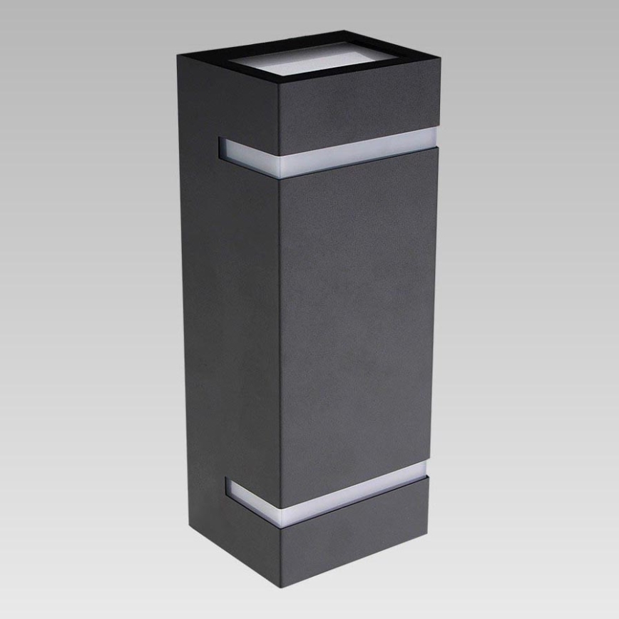 Prezent 31301 - Aplique de exterior TAMPA 2xGU10/5W/230V IP54