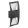 Prezent 31310 - Aplique LED para exterior OZZ 2xLED/4W/230V IP44 negro