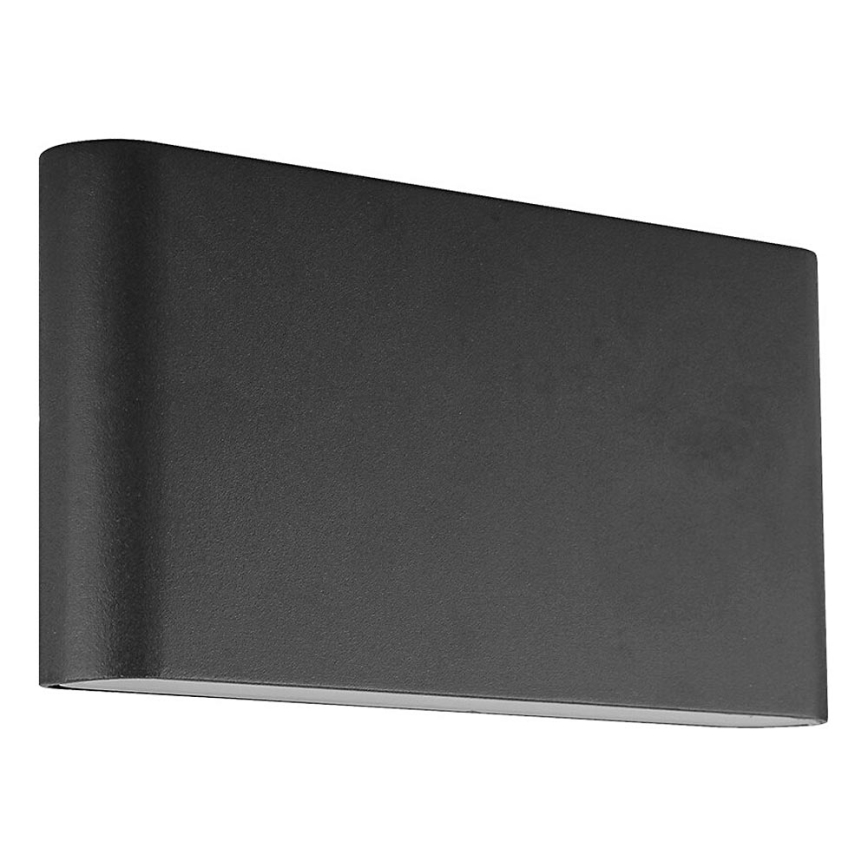 Prezent 31318 - Aplique LED para exterior MAER 2xLED/5W/230V IP44 negro