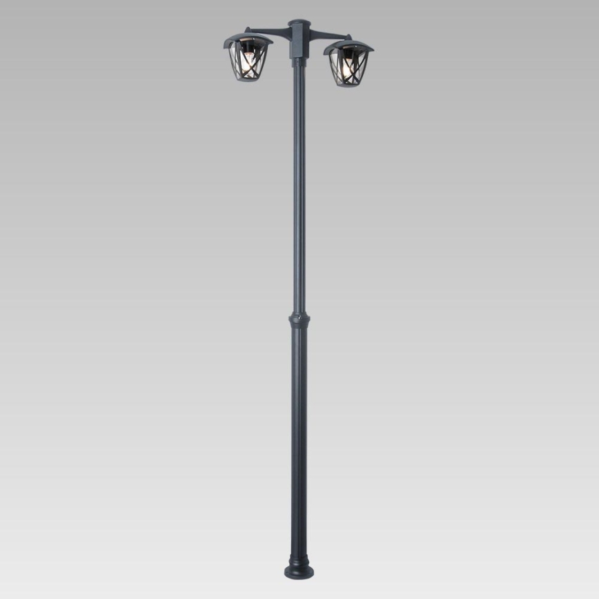 Prezent 39031 - Lámpara de exterior SPLIT 2xE27/60W/230V IP44