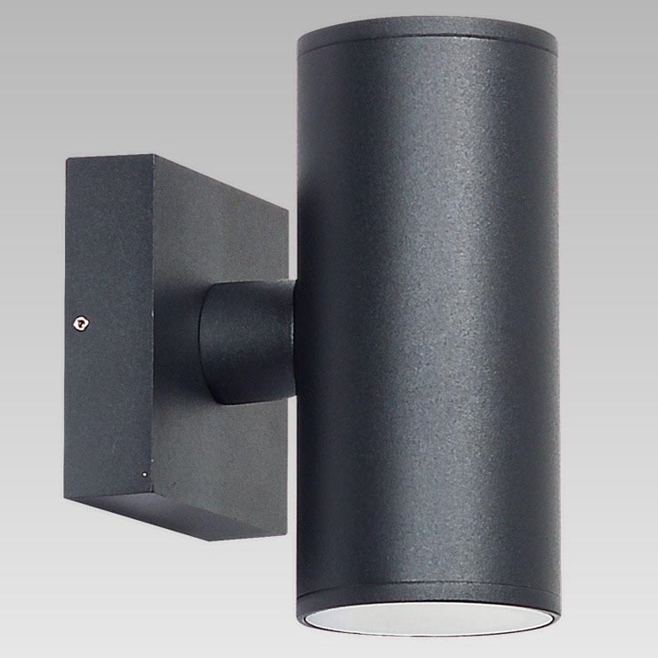 Prezent 39033 - Aplique de exterior RETO 2xGU10/35W/230V IP54