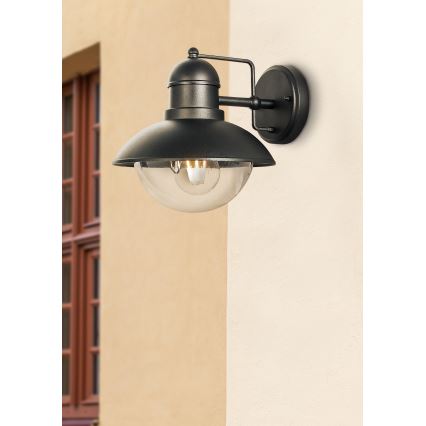 Prezent 39036 - Aplique de exterior HECTOR 1xE27/60W/230V IP44