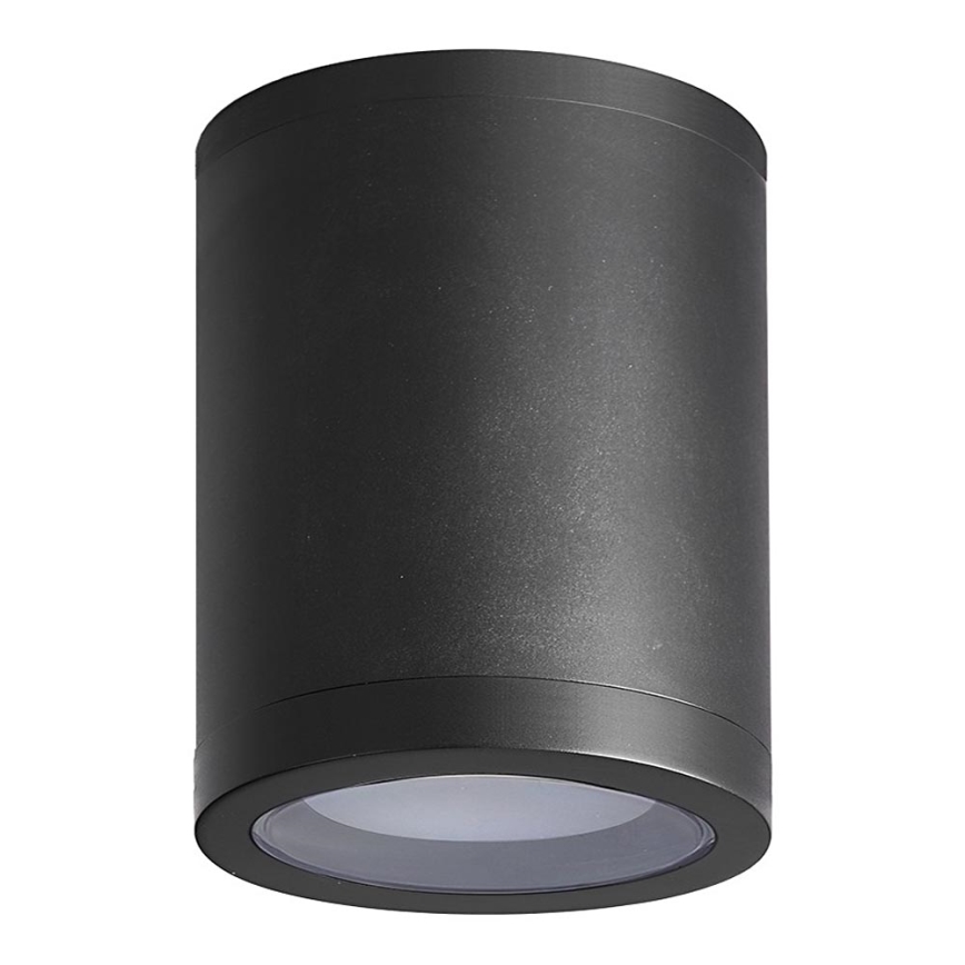 Prezent 48332 - Lámpara de exterior tipo foco MOPTI 1xE27/12W/230V negra IP54