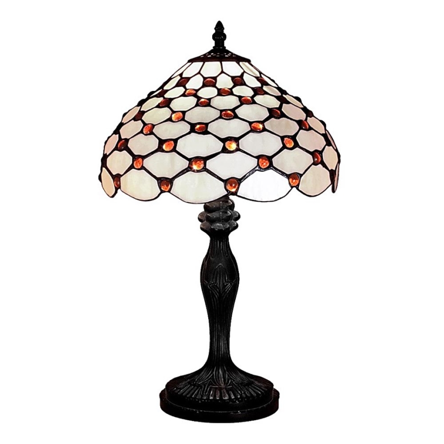 Prezent 53 - Lámpara de mesa TIFFANY 1xE27/60W