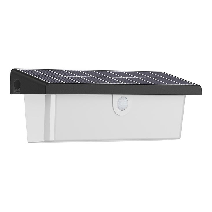 Prezent 65282 - Aplique LED solar con sensor ALEA LED/8W/3,7V IP65 2220 mAh