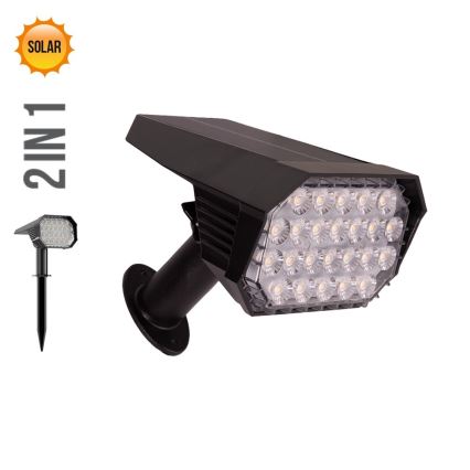 Prezent 65285 - Lámpara solar LED 2en1 FOLD LED/4,8W/3,7V IP65 1200 mAh