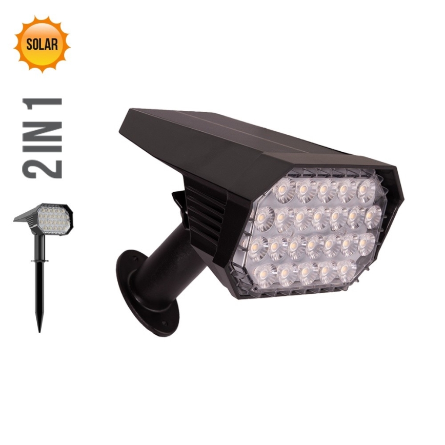 Prezent 65285 - Lámpara solar LED 2en1 FOLD LED/4,8W/3,7V IP65 1200 mAh