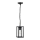 Prezent 65303 - Lámpara colgante exterior LOARA 1xE27/60W/230V negro IP54