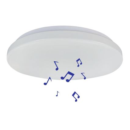 Prezent 70013 - LED RGB Plafón regulable con altavoz BLISS LED/50W/230V 3000-6500K + control remoto