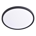 Prezent 70326 - Plafón LED regulable TRIMO LED/24W/230V 3000-6000K diá. 30 cm negro