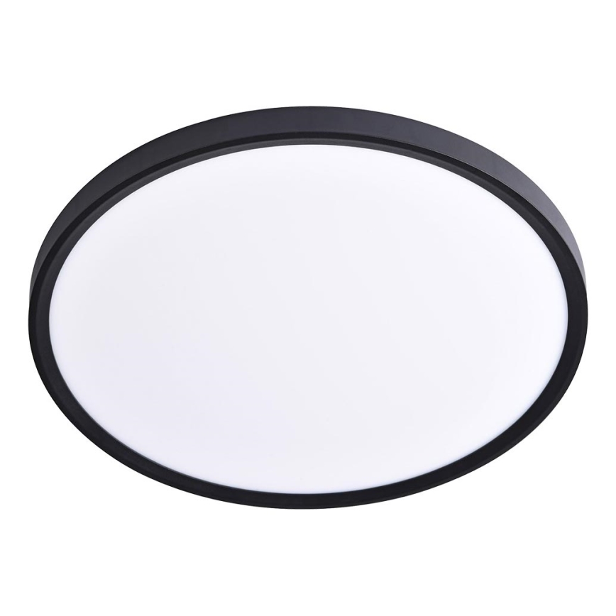Prezent 70328 - Plafón LED regulable TRIMO LED/40W/230V 3000-6000K diá. 50 cm negro