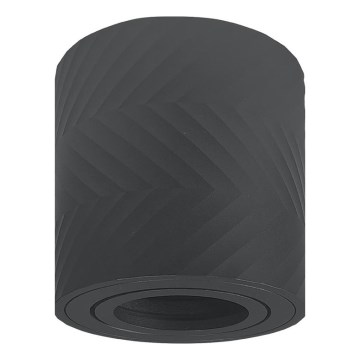 Prezent 71111 - Foco LOTAR 1xGU10/50W/230V Ø 8 cm negro