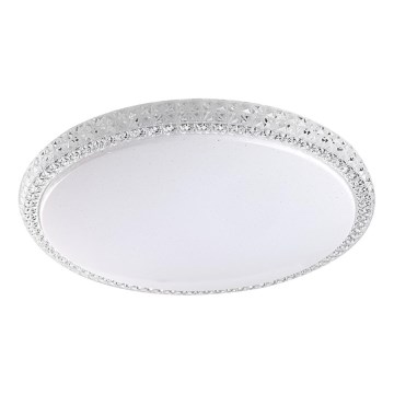 Prezent 71339 - Lámpara de techo LED regulable AMBIA LED/30W/230V 3000/4000/6500K Ø 39,5 cm transparente