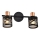 Prezent 75468 - Foco de pared ANTARES 2xE14/40W/230V negro/cobre
