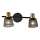 Prezent 75471 - Foco de pared DAYTONA 2xE14/40W/230V negro/dorado
